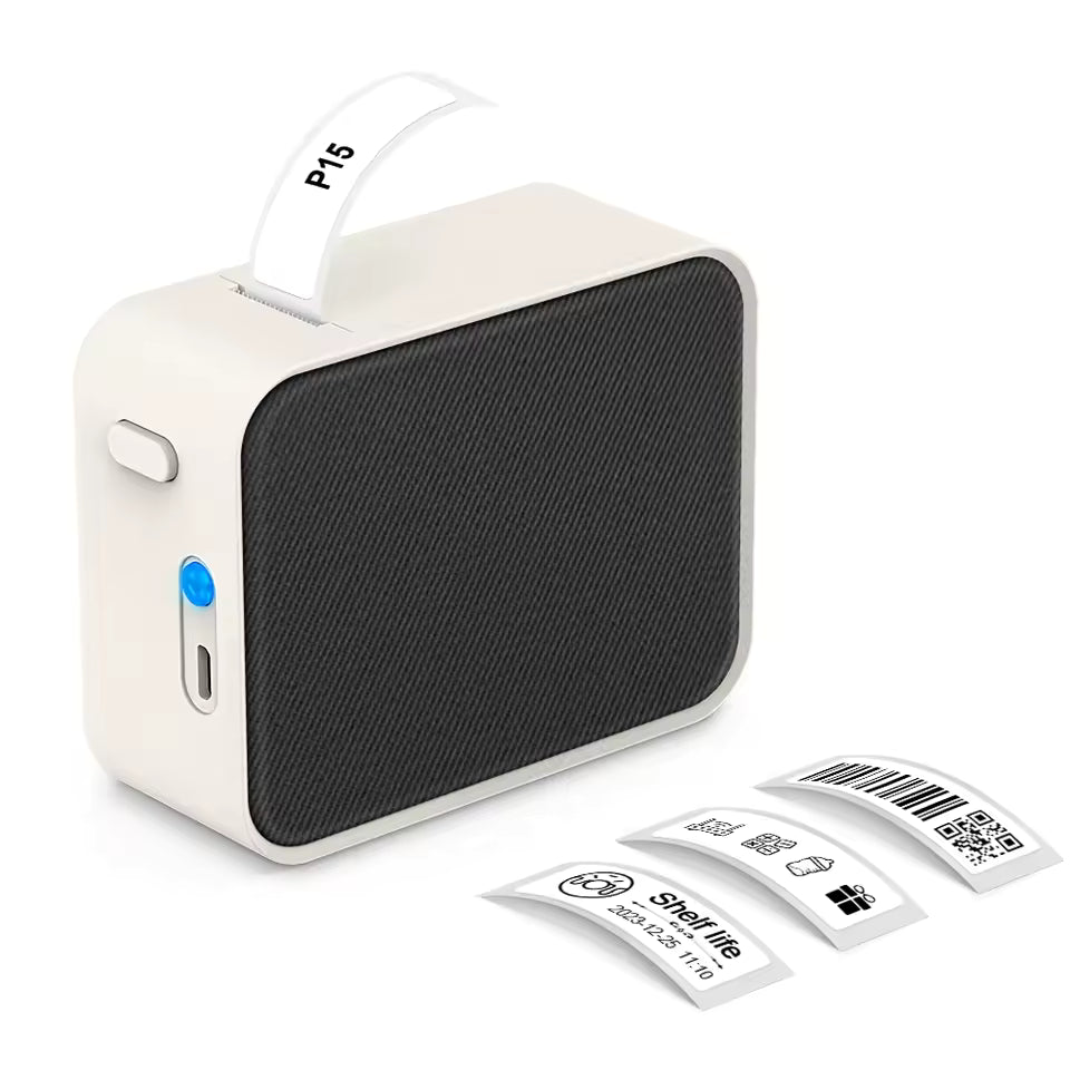 Wireless Bluetooth Label Printer Portable Thermal Printer Marklife P15 Inkless Labeling Machine Mini Label Maker P15 Sticker