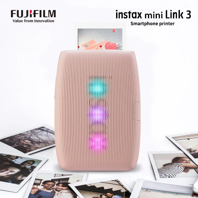 Instax Photo Camera Original Fujifilm Instax Mini Link 3 Printer For Smart Phone App Film Machine New Fujifilm Camera